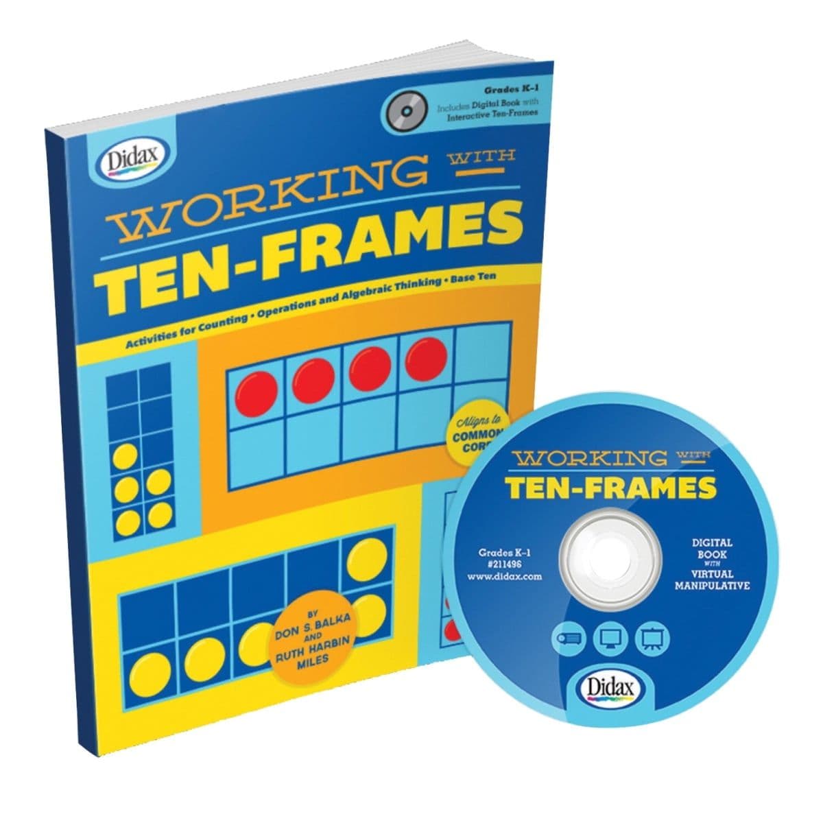 Didax Educational Resources 1502094 Softcover Working Ten-Frame Book