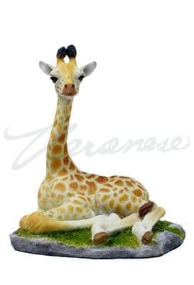 Unicorn Studios WU75102AA Giraffe Laying Down