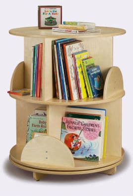 Whitney Bros WB0502 Two Level Carousel Book Stand