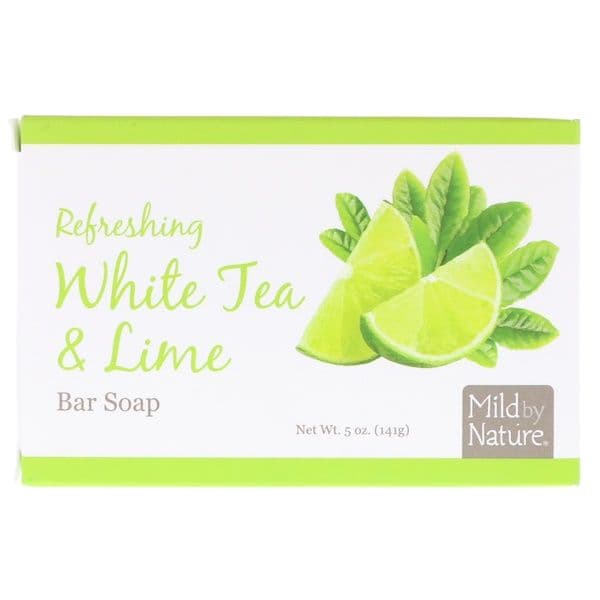 Mild By Nature, Refreshing Bar Soap, White Tea & Lime, 5 oz (141 g)