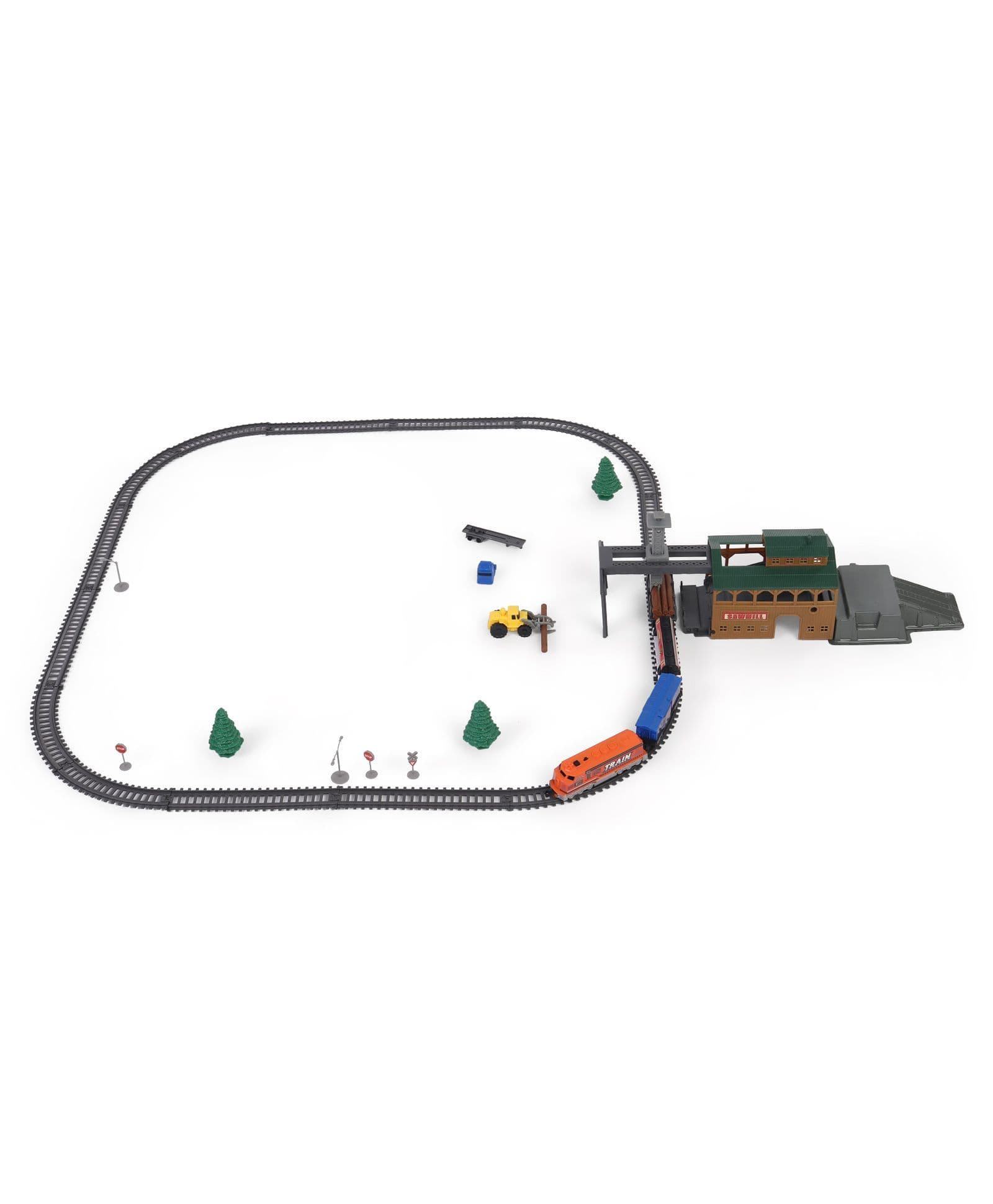 TurboS Sawmill Equipment Train Set Multi Colour