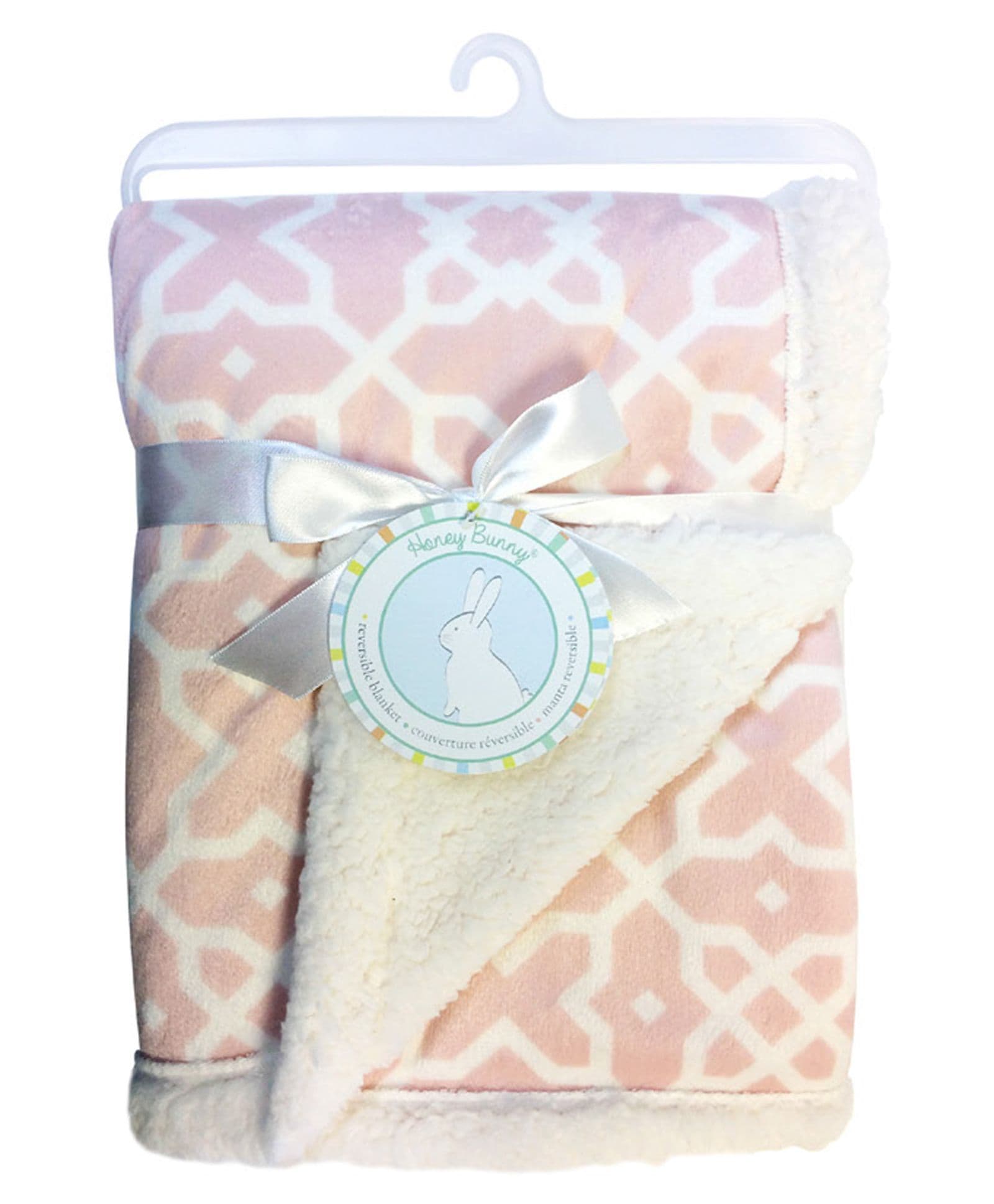 Honey Bunny Reversible Printed Chamois Blanket