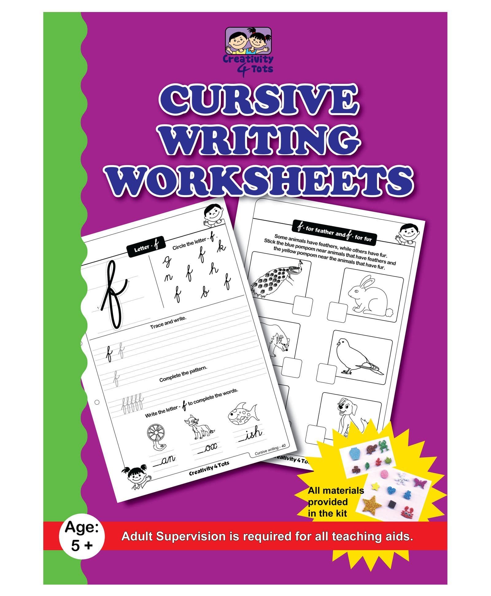Cursive Writing Worksheets - English