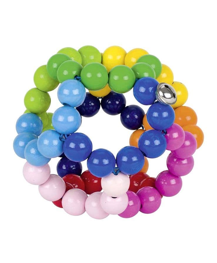 Heimess Wooden Rattle - Multicolour