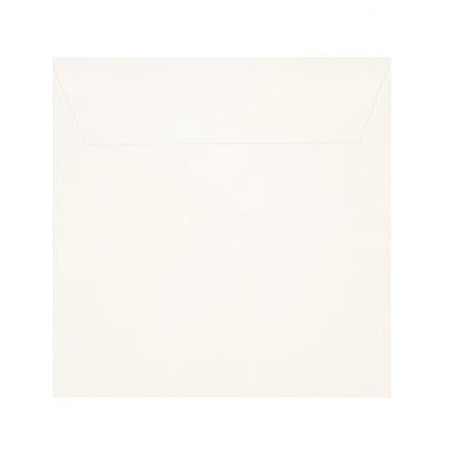 25 square envelopes 155 x 155 mm Ivory stripes (cream white) 120 g / m²