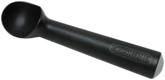 Zeroll 1024-ZT Zerolon Hardcoat Anodized Commercial Ice Cream Scoop with Unique Liquid Filled Heat Conductive Handle Easy Release Made in USA, Aluminum, 1.5 Ounces, Black