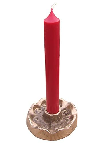 Bronze candlestick candleholder Rosary 5 cm