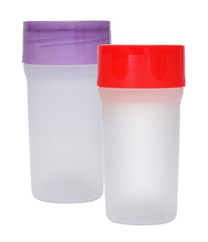Litecup TWIN PACK - the no-spill sippy cup that lights up - Red/Purple
