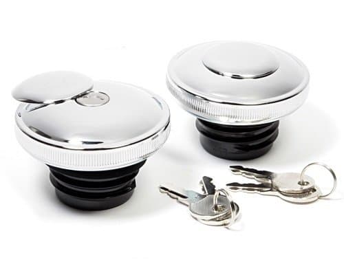 Tank Locking Cap from 82-95 Set Chrome Covered