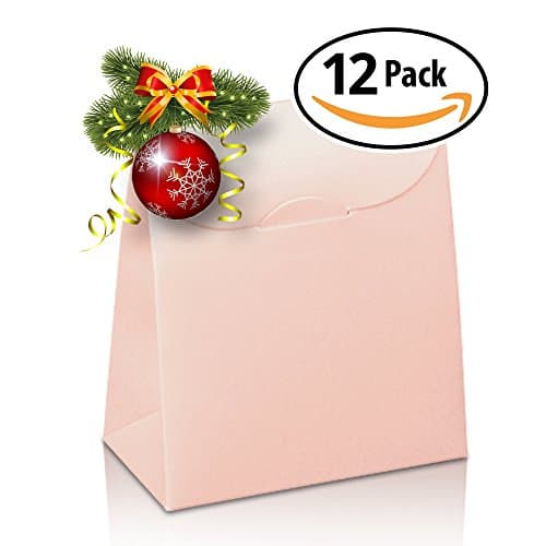 12 Best Decorative Gift Boxes Set with Lids by Giovanni Grazielli Italian Design Premium Elegant and Stylish in Light Pink for different Occasions Wedding Birthday and Christmas (13.5 x 9.0 x 4.5 cm)
