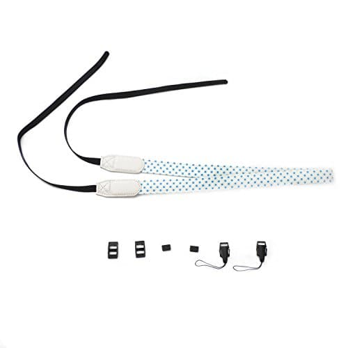 Lemmikki Adjustable Cute Dot Camera Neck Strap for Fujifilm Instax Mini (white)