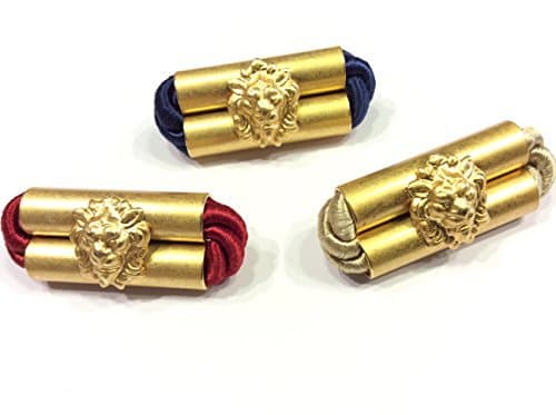 Button Women Lion Gold cm 4 Rectangular Vintage houte Couture Jacke