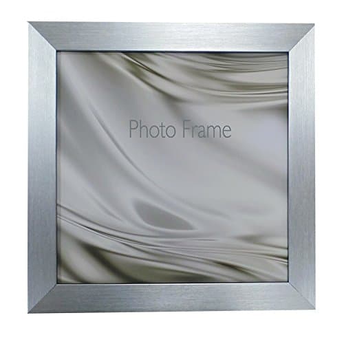 Square Picture Photo Frame Black Silver White Oak Brown (Silver, 40x40cm)