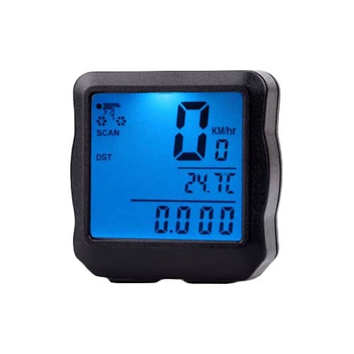 K9Q Waterproof Backlight Digital Bicycles Odometer Speedometer Clock Stopwatches