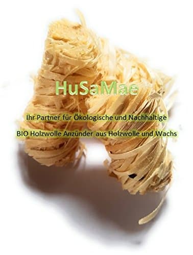 Lighter 0,5-Kg, HuSaMae Bio-Lighter, Wood Wool Lighter, Fireplace Lighter, Oven Lighter, Barbecue Lighter made of Wood Wool &amp; Wax, Eco-Lighter suitable as Rocket Lighter Lighter