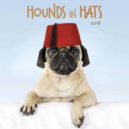 Hounds in Hats 2018 Calendar (Square)