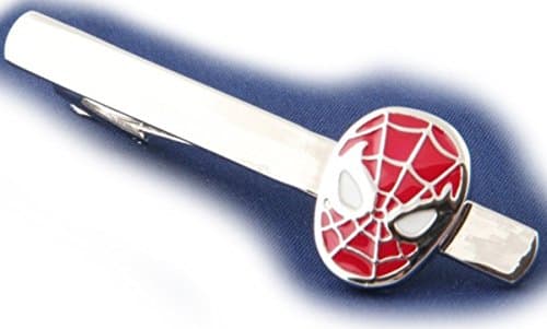 Super Hero Tie Clips (Spiderman Red)