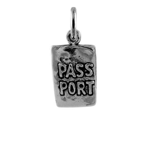 TheCharmWorks Sterling Silver Passport Charm