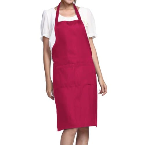 Apron - Unisex Kitchen Apron with front pocket Assorted color for Chefs Butchers Kitchen Cooking Craft UK Baking