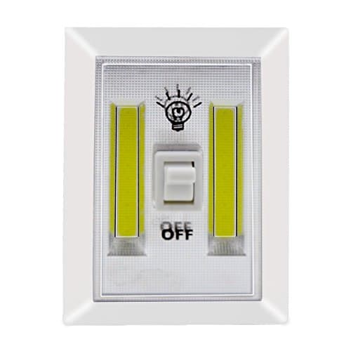 EATPOW COB LED Night Light Wall Switch,Wireless Battery LED Lamp for Bedroom Bathroom Hallway Stairways Corridor Closet Light Warm White.