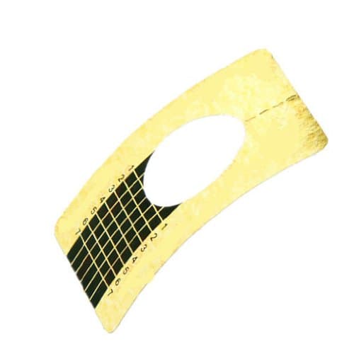 100pcs Professional Nail Art Tips Extension Forms Guide Stickers Acrylic UV Gel