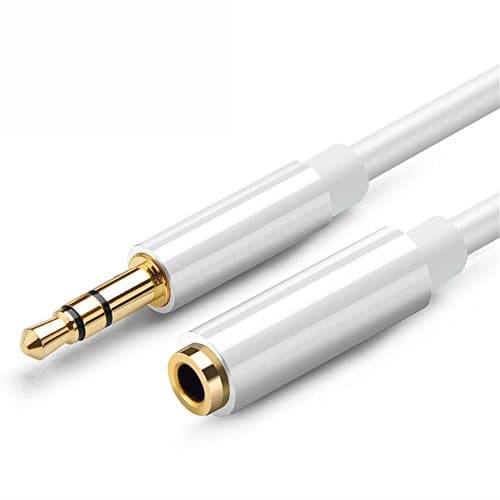 Data cable AV118 headphone audio extension cable 3.5mm male to female computer microphone microphone extension cable 3M, PVC shell dark gray, 1.5M