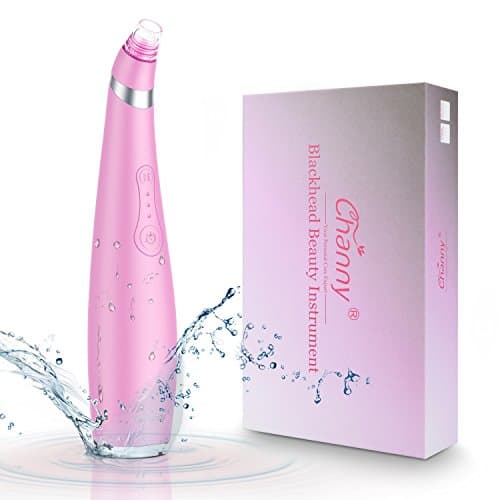 Blackhead Remover Electronic Comedone Extractor Tool By Channy ,Pore Vacuum Suction Microdermabrasion Machine Facial Pore Cleaner for Blemish, Pimple,Acne, Zit Removing (PK)