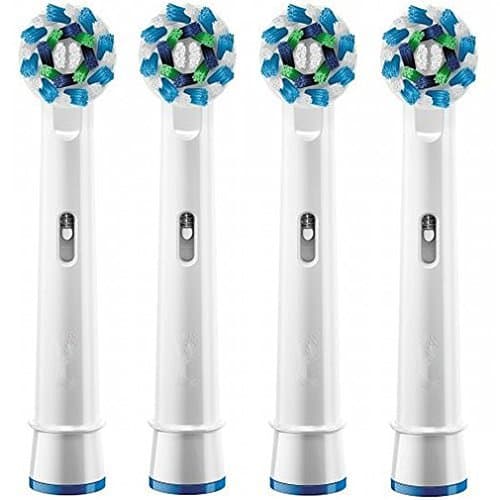 Generic Replacement Electric Toothbrush Heads FlexiSoft for Oral-B Braun, Dual Clean Electric Toothbrushes, 3D Excel, Advance Power, Professional Care, Smart Series, Pro Health, Triumph -4 Pcs Value Pack
