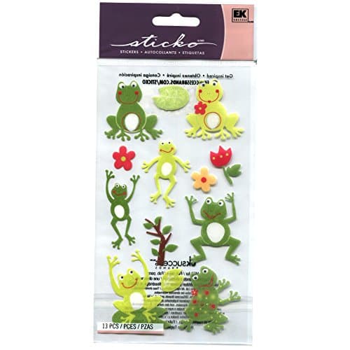 Stickopotamus Stickers Frog World Glitter