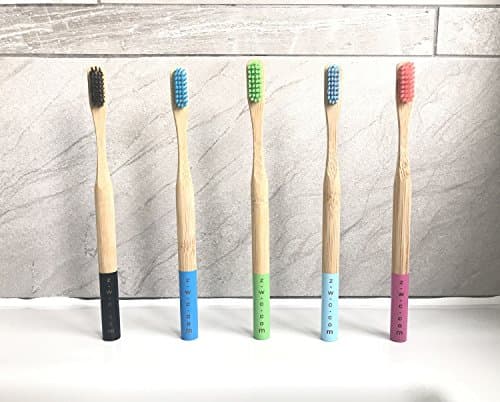 Zero Waste Biodegradable Bamboo Toothbrush (Jet Black)