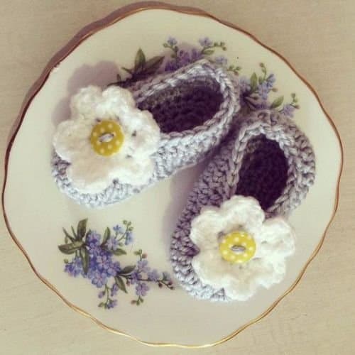 Miss Daisy Baby Booties 0-3m