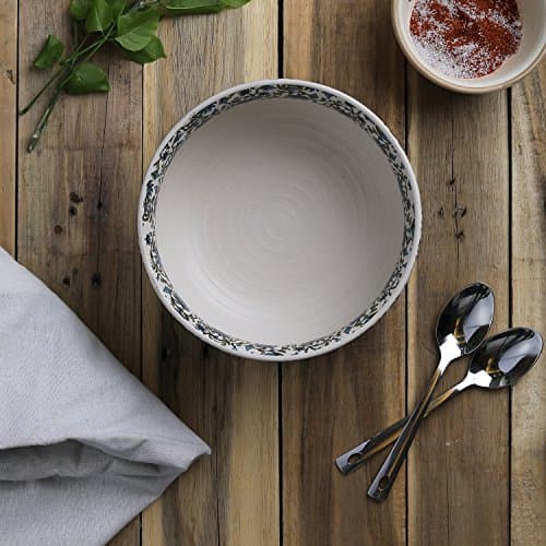 Miah Décor Hand Glazed Handcrafted Ceramic Stoneware Dinner Bowls/Katori/Dessert Bowls (260 ml); Set of 4;(MD-13)