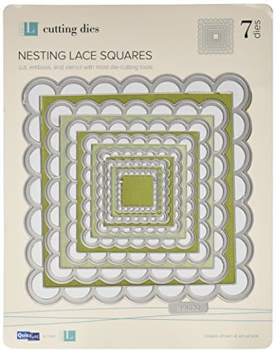 Nesting Dies We R Memory Keepers Lace Squares Cookie Cutter Die Set