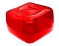 Super Inflatable Blow Up Bubble Foot Stool Ottoman - Red
