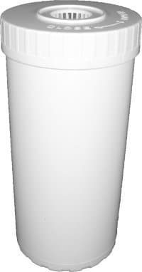 PureWater Site 4.5" x 10" Big Blue Refillable Inline Filter - Bone Char Carbon + Activated Alumina for Fluoride, Arsenic, Lead Removal