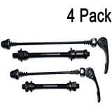 Care4U Bicycle Hub,Quick Release bicycle Front & Rear Axle Hollow Shaft Set with Standard Spacing for Road Bike, Mountain Bike