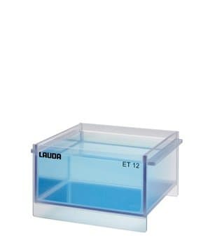 LAUDA LCZ 0706 Model ECO 20T Polycarbonate Transparent Bath for Immersion Thermostats Circulator Heater, 20L Capacity