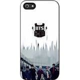 Bts I Need U Logo Blue 5 Case / Color Black Rubber / Device iPhone 5/5s