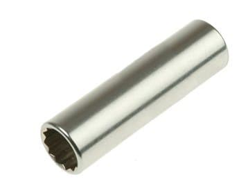 Cutting Edge [Pike & Co. Branded] 40DL Metric Extra Deep Bi-Hex Sockets 1/4in Drive - Min 3yr Warranty