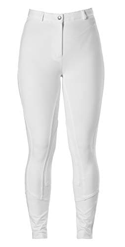 Harry Hall Womens Chester II Breeches White - Easy Stretch - Practical daily use 95% cotton, 5% elastane breeches