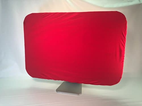 Dust Cover: Display and Screen Protector Cover for iMac ( 17"- 21.5" )BONUS KEYBOARD DUST COVER (Red)