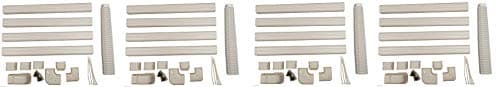 Decorative PVC Line Cover Kit for Mini Split Air Conditioners and Heat Pumps (4-(Pack))