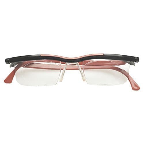 Adlens EM02-RD-BK Adjustables Red &amp; Black Frame With Clear Alvarez Lens by ADLENS