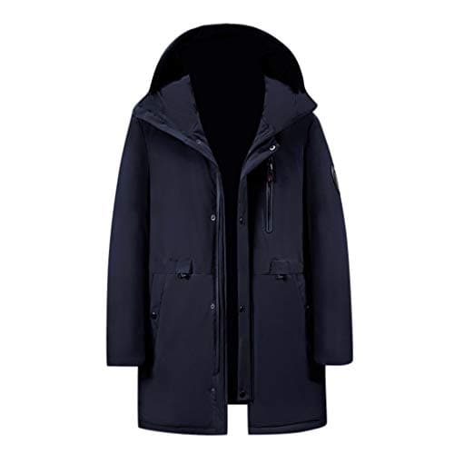 Moonuy Winter Men Smart USB Abdominal Back Electric Heating Warm Down Cotton Jacket Heated Coat Quick Heating System Sport Jacket for Outdoor Sport Hiking