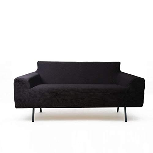 GWW Stretch Sofa slipcover,Solid Sofa Cover,Sure fit Cushion Couch for Leather Sofa Chair,1-Piece Furniture Protector for Pets-H Three Seats