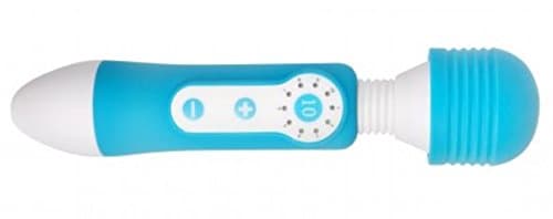 New Waterproof 10 Function Travel Full-Body Wand Massager + Includes a Free 2oz Massage Oil