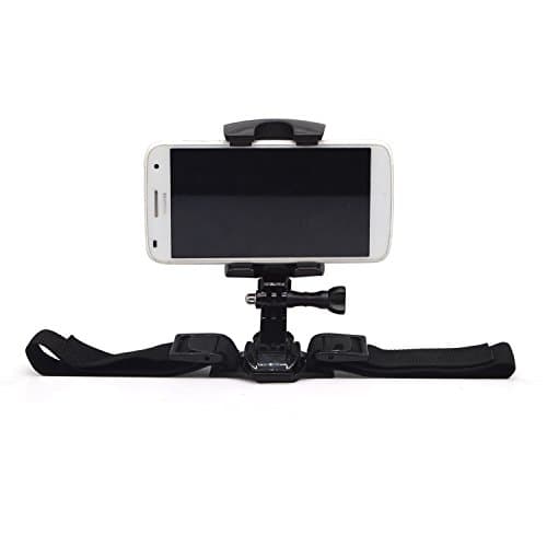 Cycling Phone Mount Bicycle Holder, Elastic Supports for iOS Android Smartphone GPS other Devices,to Picture Recording or Lighting