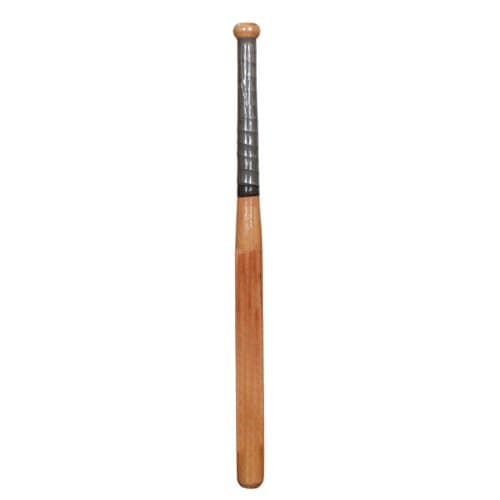 SanR WdnBasBtSML Solid-Wood Baseball Bat, 24 cm (Brown)