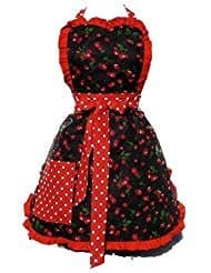 Hemet Rock Hard Cherry Rockabilly Apron