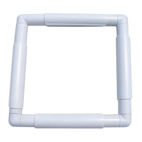 Oldeagle Practical Handhold Square Embroidery Plastic Frame Hoop Cross Stitch Craft DIY Tool (A)